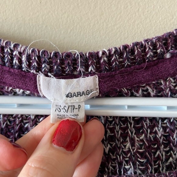 ⭐️2 FOR $20⭐️ Garage Slouchy Knit Jumper Lavender XS/S - Picture 8 of 9